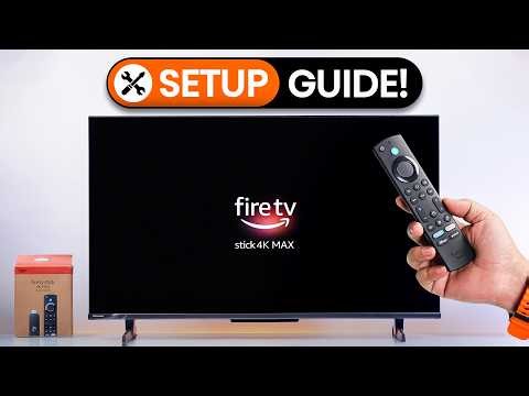 How To Set Up Fire TV Stick 4K MAX - Beginner's Guide