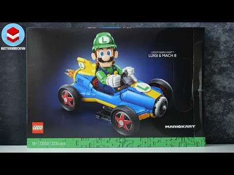 LEGO Super Mario 72050 Mario Kart – Luigi & Mach 8 - LEGO Speed Build Review