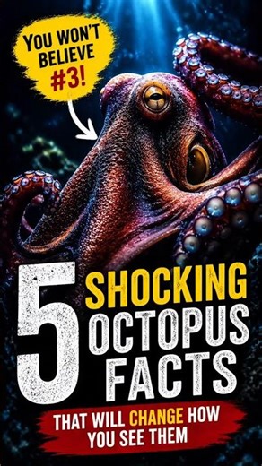 5 Shocking Octopus Facts That Will Change How You See Them #shorts