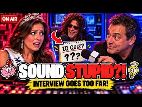 Gary Garver’s Miss America IQ Quiz Gets SHUT DOWN 😳 - Howard Stern Show