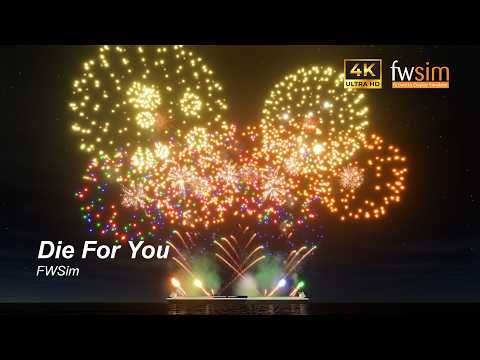VALORANT “Die For You” Pyromusical | FWSim Fireworks Show in 4K