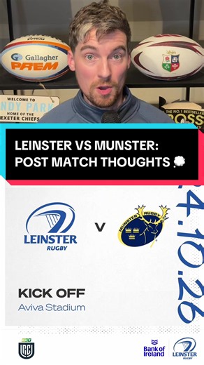 Let’s talk #leinsterrugby vs #munsterrugby in the #unitedrugbychampionship today 🗣️ #rugbytok #rugbynause