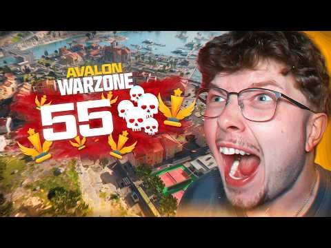 *NEW* 55 KILLS PR SOLO vs QUADS on WARZONE AVALON (Blackout 2)