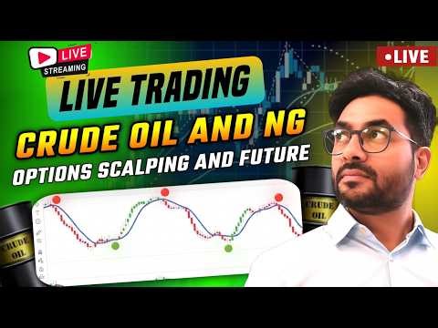 Live Trading In Crude Oil and Natural Gas | #Crudeoillive #naturalgasliive