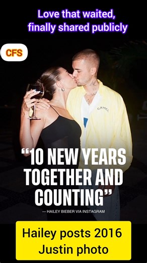 Hailey Bieber Shares First Justin Photo (2016) | New Year News