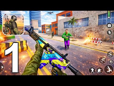 Commando Mission Game Strike - Real Commando Secret Mission Android Gameplay - Part 1