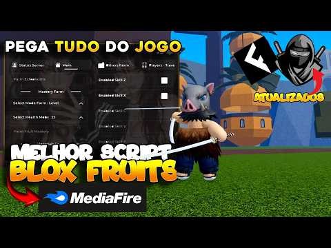 SAIU AGORA!!💥 NOVO SCRIPT BLOX FRUITS PARA CELULAR NOVAS FUNÇÕES AUTO FARM - (MOBILE e PC)