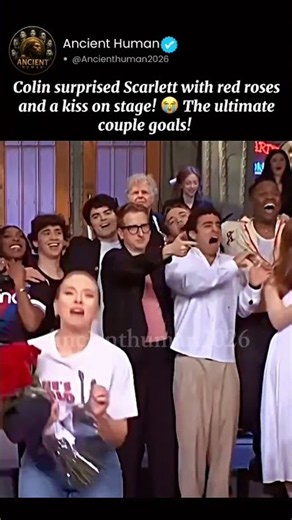 Colin Jost Surprises Scarlett Johansson! 🌹🥺 #ScarlettJohansson #SNL