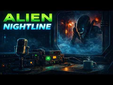 Alien | Nightline Radio | 2 Hr Horror Ambience | Realm Drifters | Bed Time Story Audio Drama