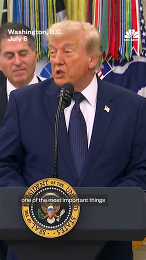 President Trump rings bell to open stock market and mark the launch of Trump Accounts