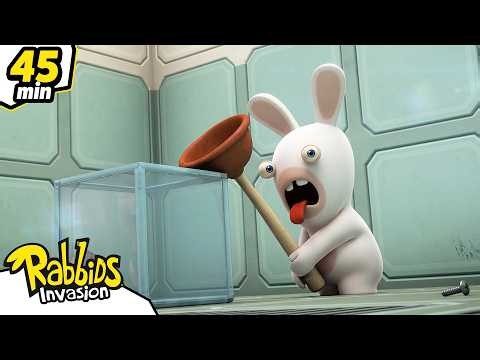 Every Rabbid Science Test Experiment 🧪👨‍🔬Rabbids Invasion 🐰 Full Episodes | Cartoons For Kids