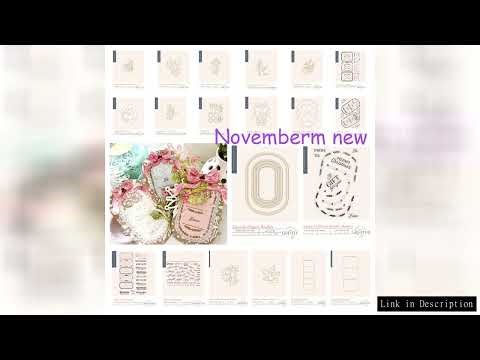 Christmas Botanicals Dies Stamps Stencil Set Metal Cutting Dies DIY Scrapbooking Paper Cards Handmad