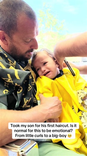 Is it normal for this to be so emotional. It’s like he’s gone from a baby to a little boy.. 🥺 Thanks @Diar #dad #son #family #father