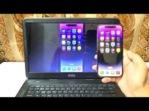 How to Connect iPhone to Laptop | Share iPhone Screen on Laptop