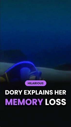 Dory Explains Her Short-Term Memory Loss 😂 Finding Nemo