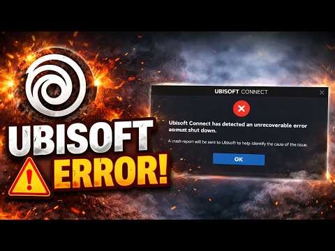 Fix Ubisoft Connect Unrecoverable Error | Crash on Launch (100% Working 2026)
