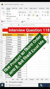 Excel interview Question 118 😱 | Unique and Countif Function in Excel 💡 #excel #shorts #excelhack