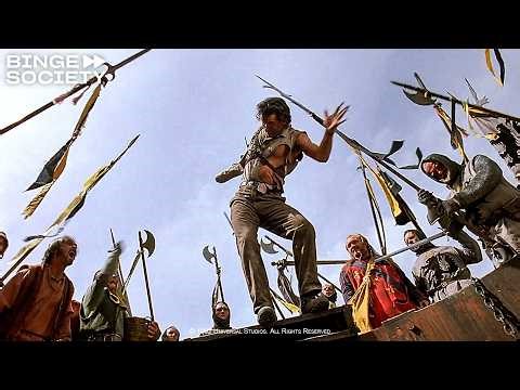 Army of Darkness (1992): The Pit Scene... Ash vs Deadite | Iconic Fight