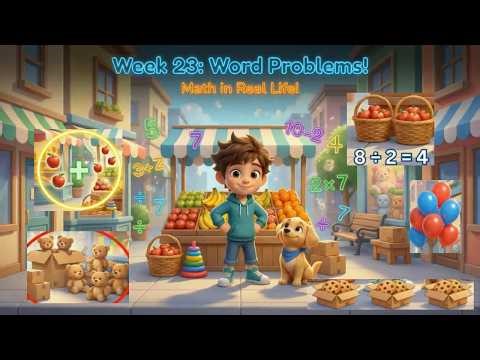 Week 23: Word Problems 🏙️ | Fun Math in Real Life