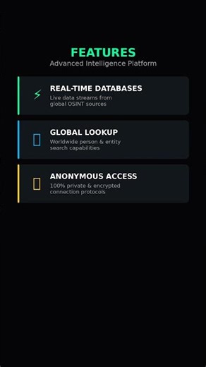 OSINT Premium Intelligence Tools - VOID // PROTOCOL