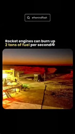 Mind Flash | Amazing Facts on Instagram: "Rocket engines unleash immense power, burning up to 2 tons of fuel every second. This is the force that propels spacecraft into space and powers some of the most incredible feats of engineering! Credits: SpaceX,Stoke Space, NASA FOLLOW FOR MORE: @themindflash 🧠⚡ #technology #innovation #nasa #space #usa"