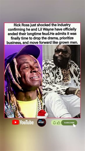 🤝🎤 Rick Ross confirms he and Lil Wayne have officially ended their longtime feud.#shorts