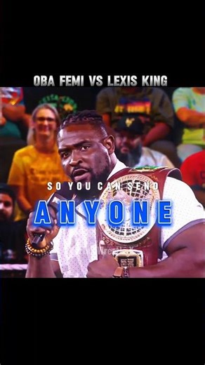 Lexis King vs Oba Femi 🔥👑| NXT North American Championship Match 😱| NXT 2024 🥵 Edit