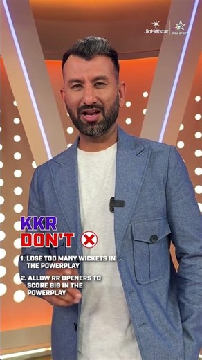 Pujara on what KKR should avoid to win the game | #TATAIPL 2026