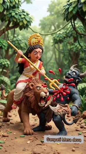 Durga Clay Art Tutorial | Making Maa Durga and Lion 🦁 ​#ClayArt​#MaaDurga​ #DurgaPuja​ #ClayCraft​