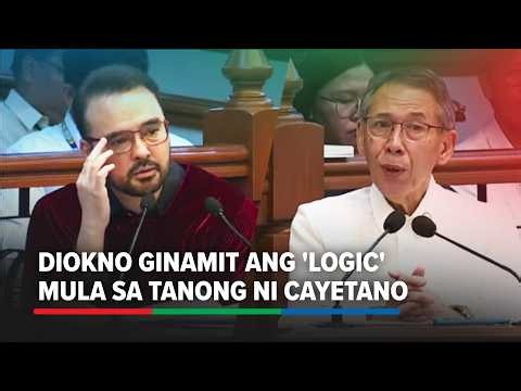 Cayetano's line of questions that proved prosecution's point, according to Diokno | ABS-CBN News