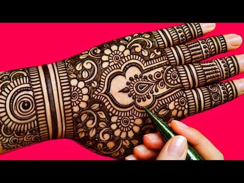 New simple beautiful bridal fronthand mehndi design | Easy mehndi design | mehndi designs | mehndi