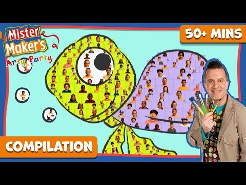 Mister Maker Arty Party 🎨 Under the Sea Art | FULL EPISODES - Arts & Crafts