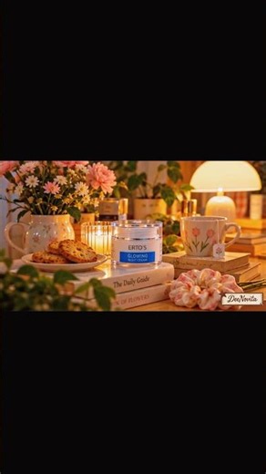 A relaxing night routine to welcome a good night's sleep and healthy skin in the morning. 🕯️💖
