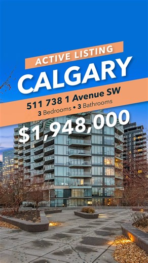 EVER Real Estate | Calgary on Instagram: "Luxury Eau Claire Living at The Concord — $1.94M 🏡 511 738 1 Avenue SW 📍 Calgary, Alberta 🔍 MLS® Number: A2270078 🛏 3 Bedrooms 🛁 2.5 Bathrooms 📐 1,781 sq.ft. of Living Space Luxury riverfront living redefined at The Concord — breathtaking views, world-class amenities, and total exclusivity in the heart of Eau Claire. Discover life without compromise. 📞 Mark D. Evernden, Calgary’s trusted real estate expert 📲 (403) 829-3776 ✉️ evernden.mark@gmail.