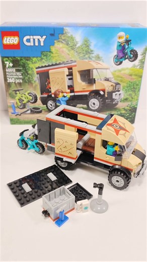 LEGO City Mountain Bike Adventure Van (60512)[260 pcs] Finished #shorts @TopBrickBuilder