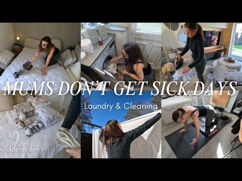 HEADACHE… BUT IT STILL HAS TO GET DONE 🧺Laundry Motivation | Speed Clean