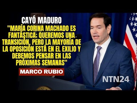 Marco Rubio: "Queremos una transición, pero la mayoría de la oposición está en el exilio"