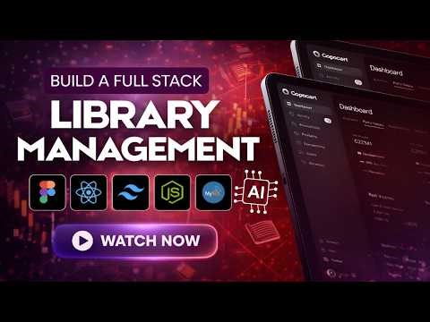 Build a Complete Library Management System in 11 Hours | React, Tailwind, Node.js, MySQL, AI