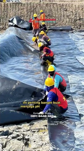 Visit Project Tambak Nila dengan HDPE Geomembrane