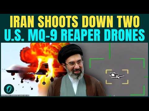 Iran SHOOTS DOWN 2 U.S. MQ-9 Reaper Drones Over Isfahan & Bushehr In Retaliatory Strike