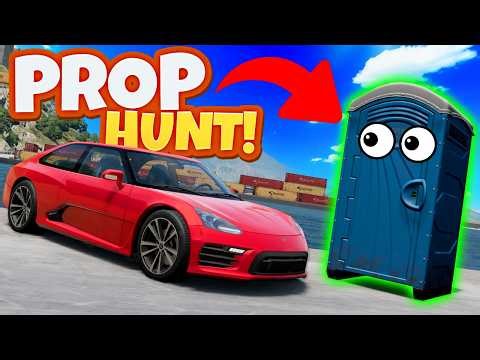 Random PROP HUNT Hide and Seek in BeamNG Drive is HILARIOUS!