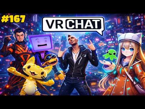 #167 VRChat | Buenas buenas, ¿como andamios, con los pies o con las manos? | !propina !discord2
