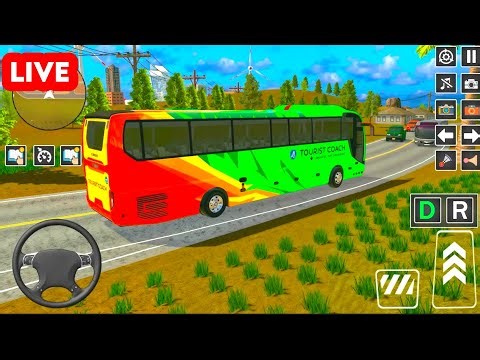 Live 🔴 Coach City Bus Simulator 3D 🚍 | Android Bus Gameplay 2026
