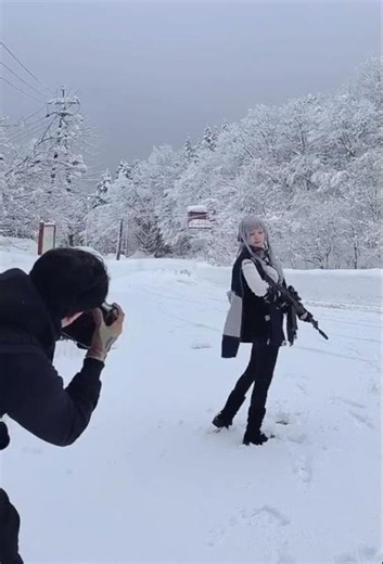 【Girls' frontline/Cosplay】 AK-12 in Snow