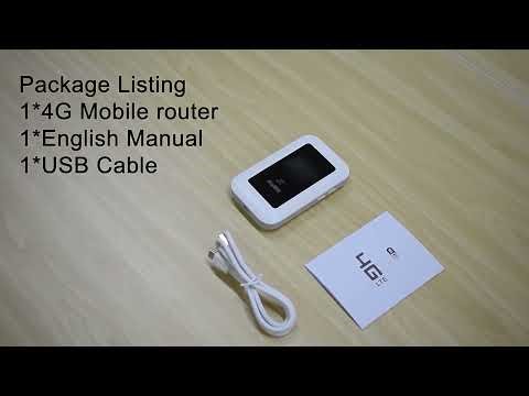 Ultra-Portable 4G LTE Mobile Router – Pocket-Sized Wi-Fi Anywhere