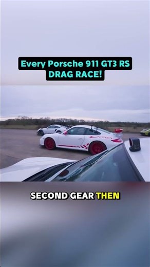 Every Porsche GT3 RS DRAG RACE!
