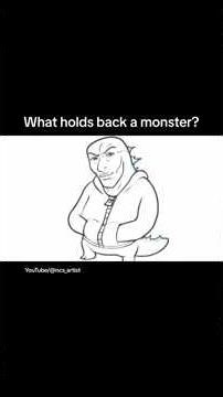 What holds back his monster? It has 182 teeth…