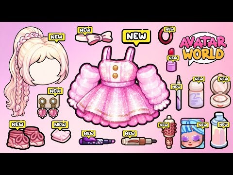 NEW! 🩷 NEW IDEA CREATE CHARACTER PINKI SO CUTE ! UNLOCK SECRET COLLECTION IN AVATAR WORLD 😍🌎 PAZU