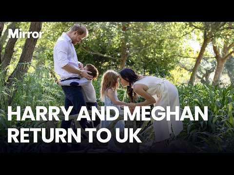 Harry and Meghan to make MAJOR RETURN to UK in WEEKS with Archie and Lilibet to attend UK school