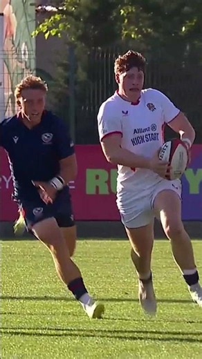 Nick Lilley races down the wing to score for England U20 Men 🚀